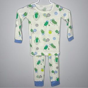 Boys Angel Dear Pickleball 2 pieces long sleeve loungewear set size 5